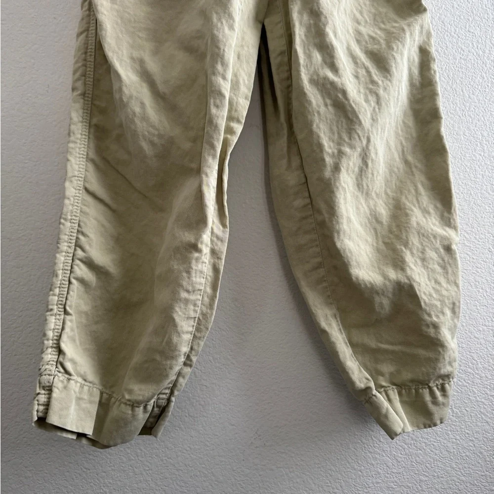 Zara Linen Blend Casual Relaxed Pants